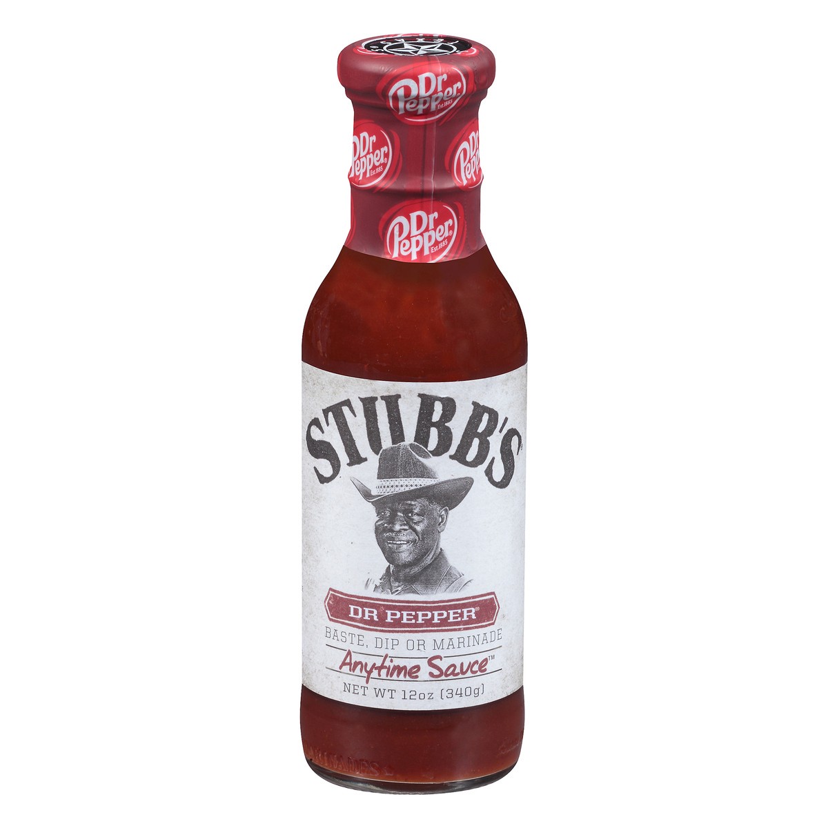 slide 1 of 8, Stubb's Dr Pepper Anytime Sauce, 12 oz