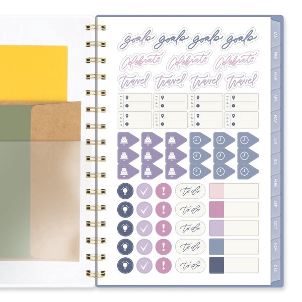 slide 3 of 10, Cambridge Leah Bisch™ for Cambridge® Weekly Monthly Planners, Calista Floral, 1 ct