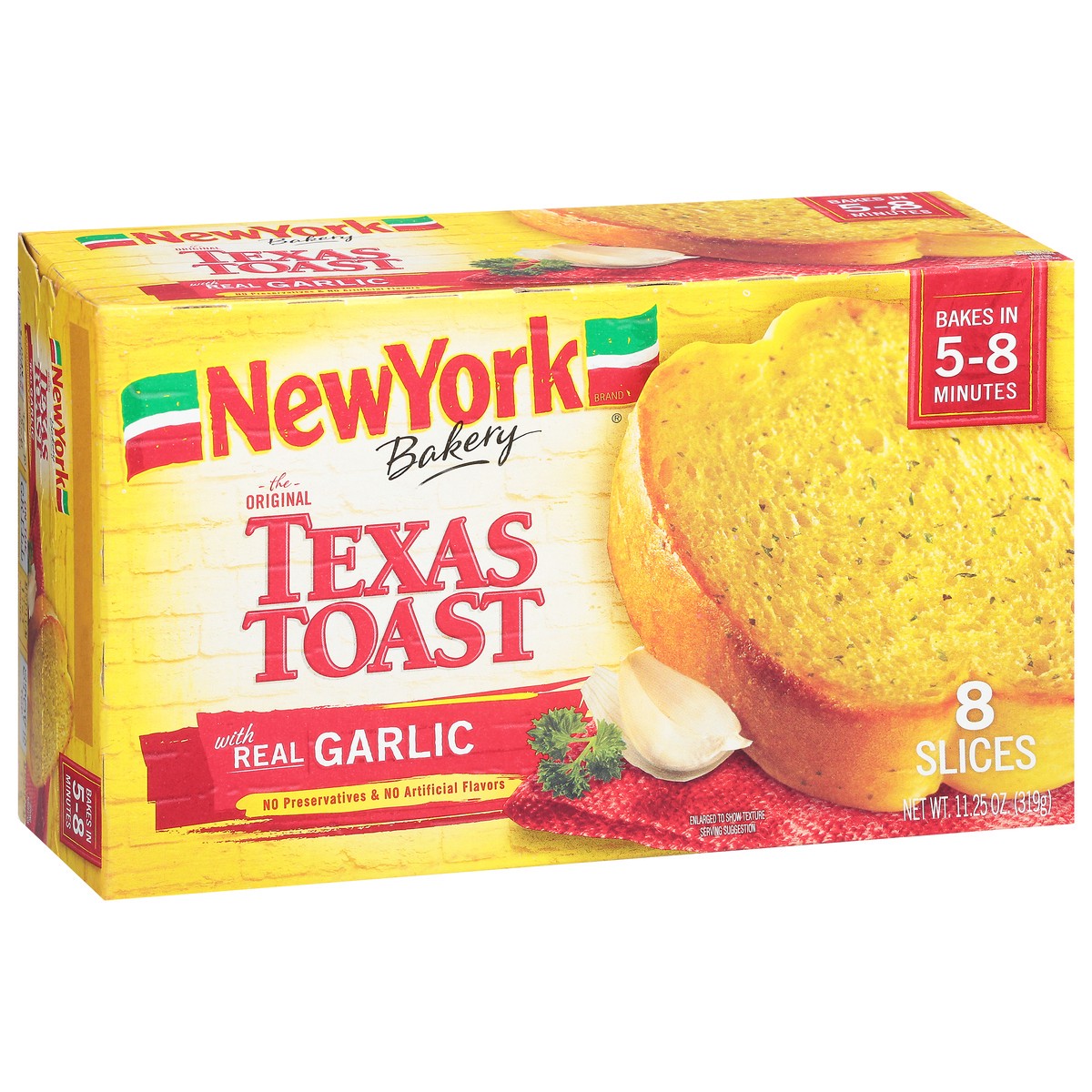 slide 9 of 9, New York Bakery Frozen Garlic Texas Toast - 11.25oz, 11.25 oz