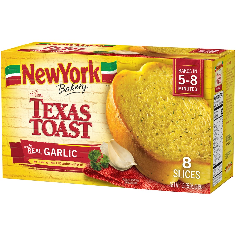 slide 3 of 8, New York Texas Garlic Toast, 8 ct; 11.25 oz