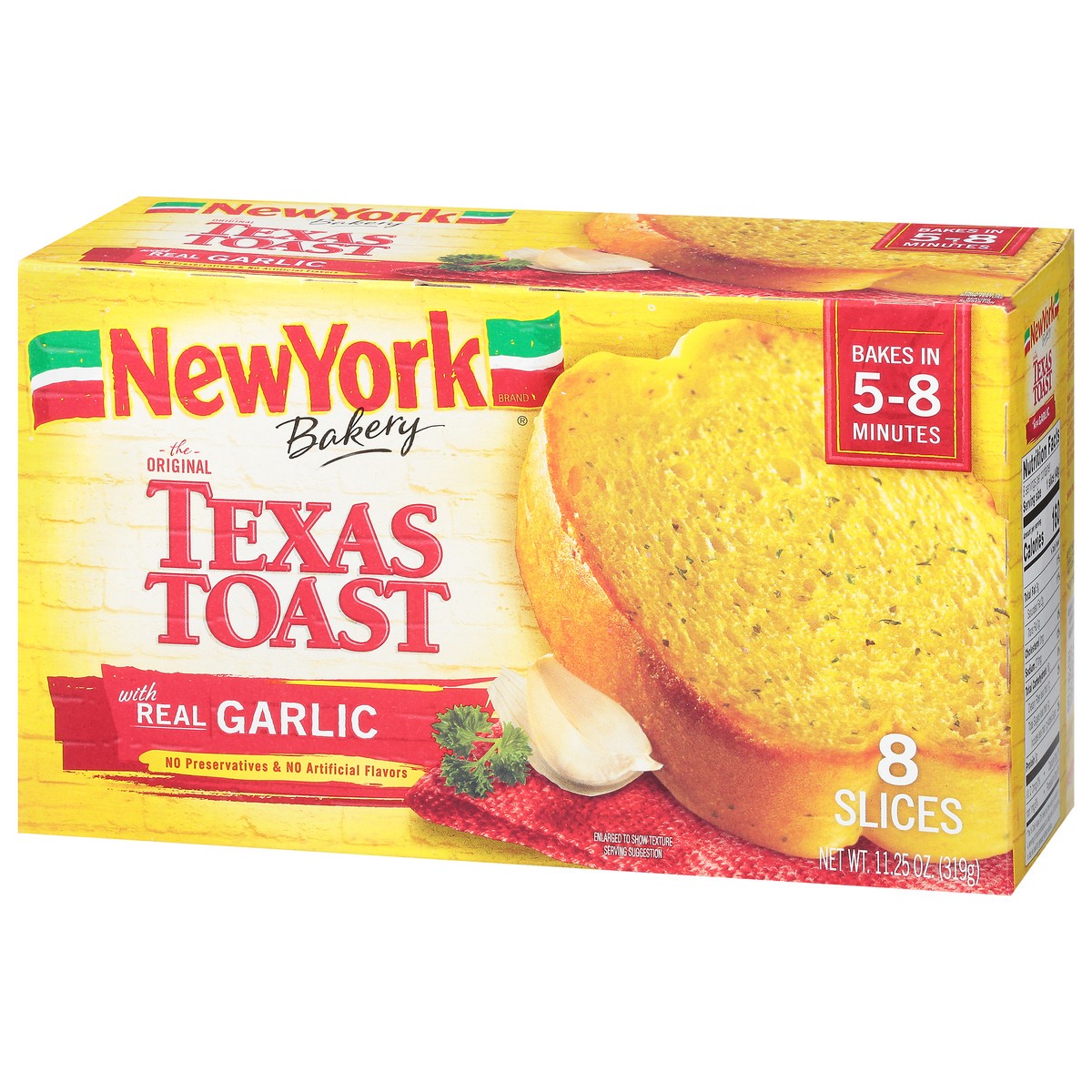 slide 3 of 9, New York Bakery Frozen Garlic Texas Toast - 11.25oz, 11.25 oz
