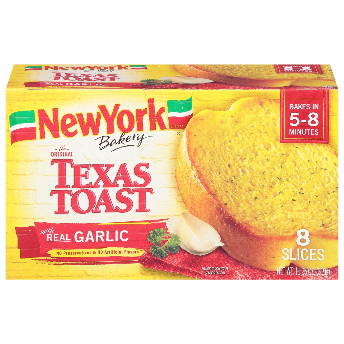 slide 1 of 9, New York Bakery Frozen Garlic Texas Toast - 11.25oz, 11.25 oz