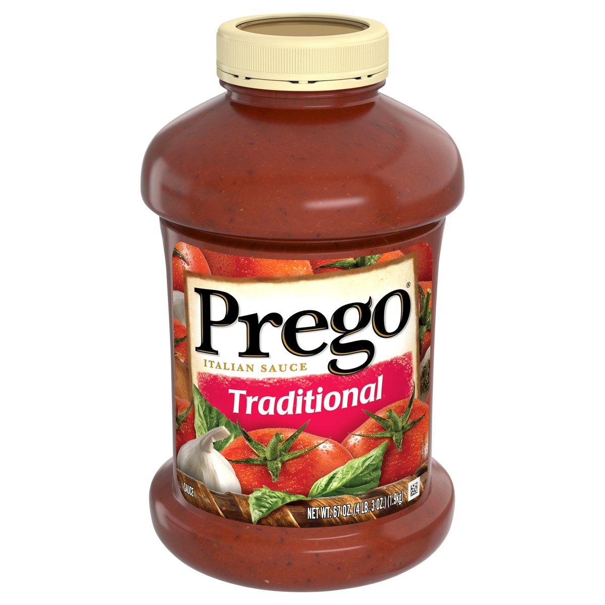 slide 1 of 6, Prego Traditional Italian Sauce, 67 oz