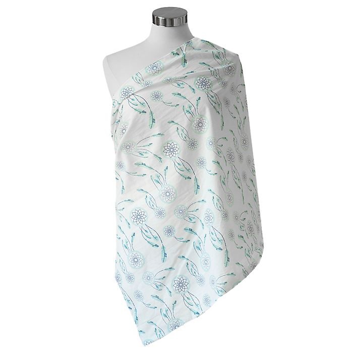 slide 1 of 2, Itzy Ritzy Nursing Happens Sweet Dreamcatcher Nursing Scarf - Blue, 1 ct