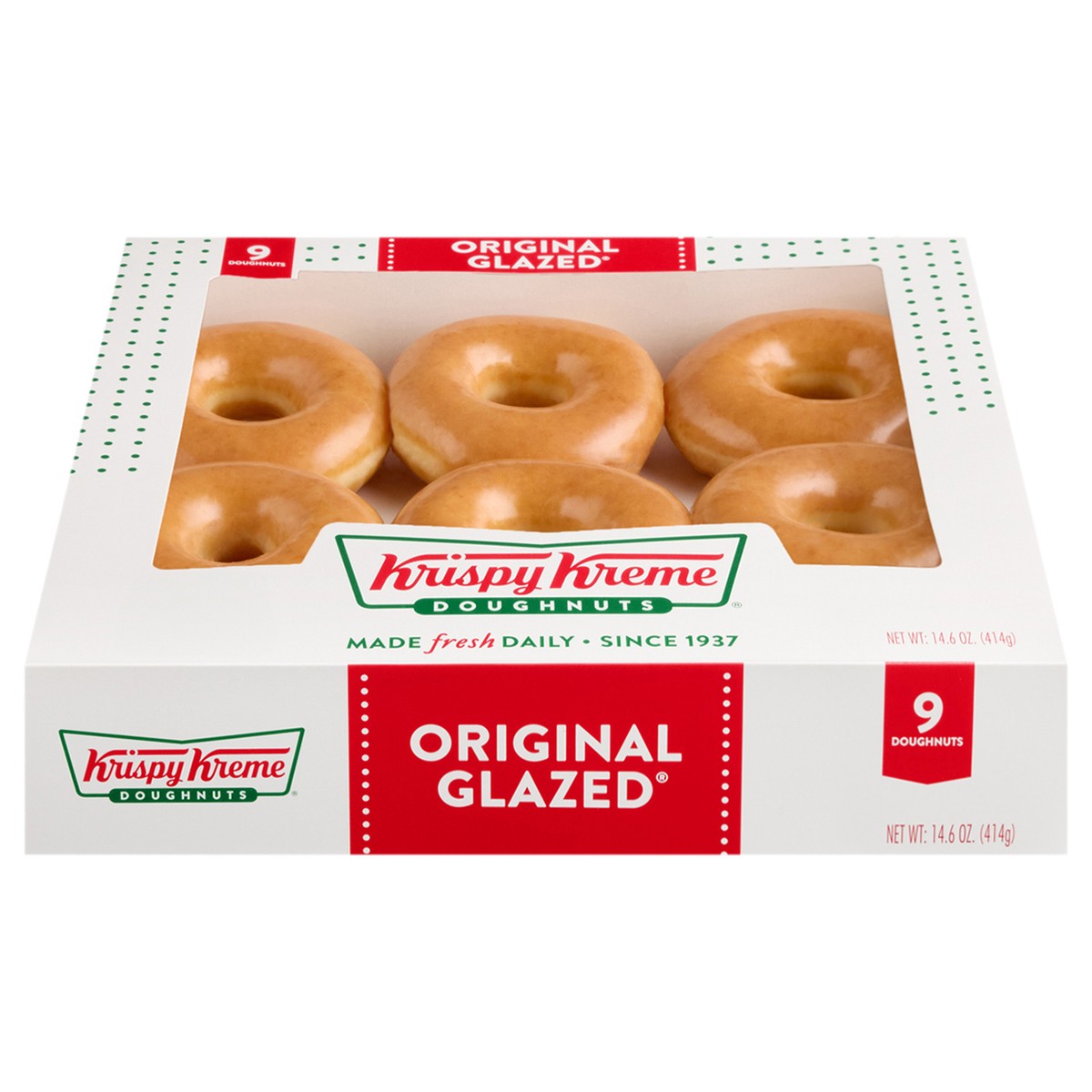 slide 2 of 7, Krispy Kreme Original Glazed, 9 ct