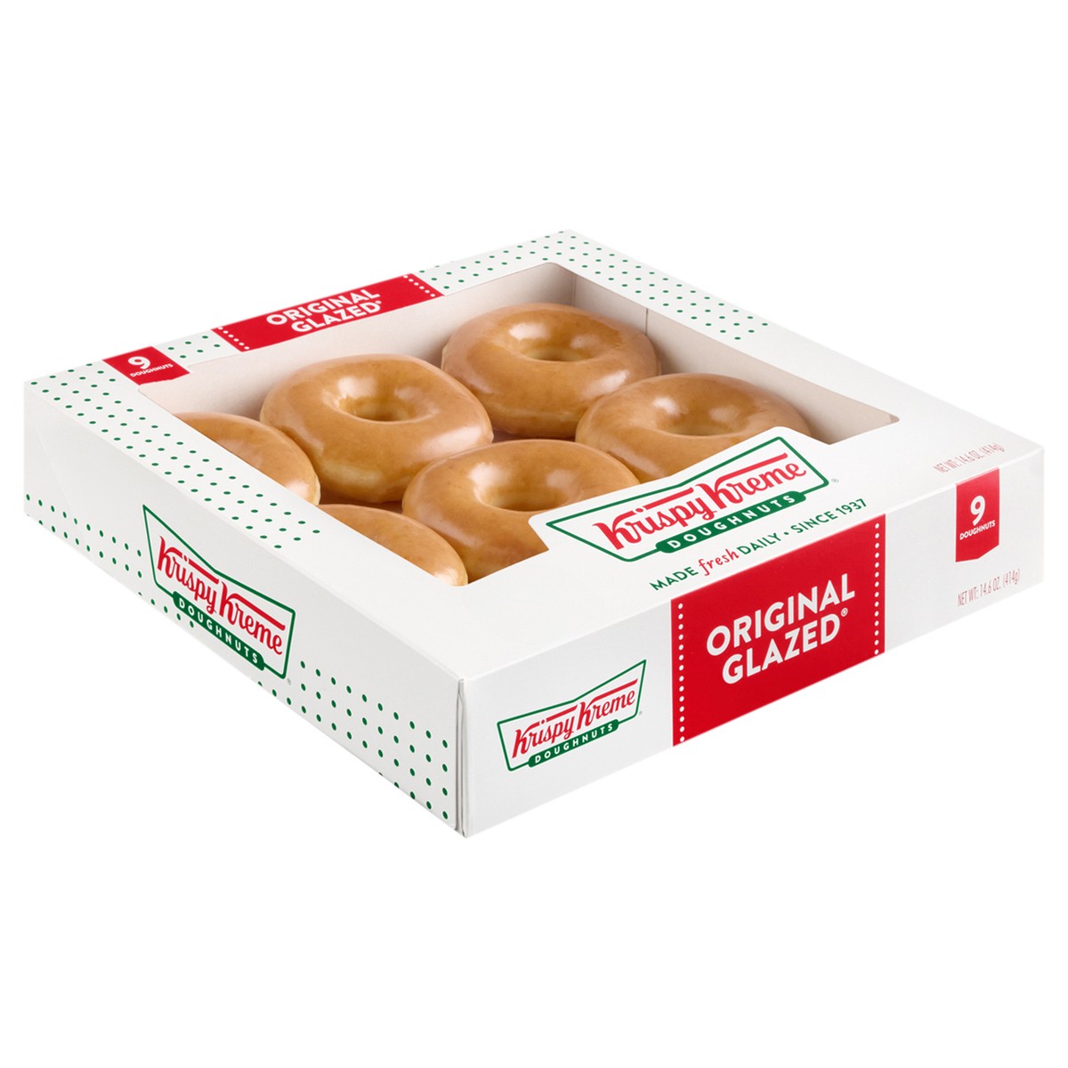 slide 4 of 7, Krispy Kreme Original Glazed, 9 ct