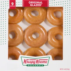 Krispy Kreme 9-Count Original Glazed Doughnuts
