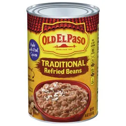 Old El Paso Traditional Canned Refried Beans, 1 Can- 16 oz