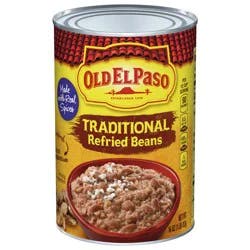 Old El Paso Traditional Canned Refried Beans, 1 Can- 16 oz