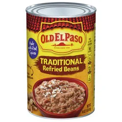 Old El Paso Traditional Canned Refried Beans, 1 Can- 16 oz
