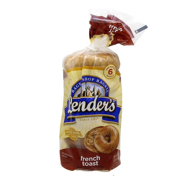 slide 1 of 1, Lender's French Toast Bagels, 6 ct; 17.1 oz