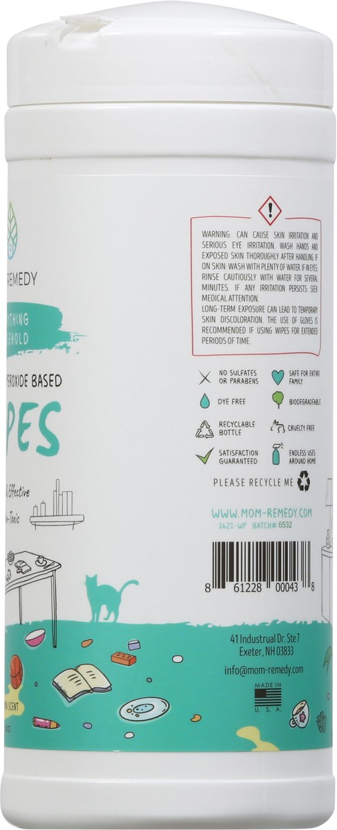 slide 2 of 13, MomRemedy Hydrogen Peroxide Based Lemon Scent Wipes 30 ea, 30 ct