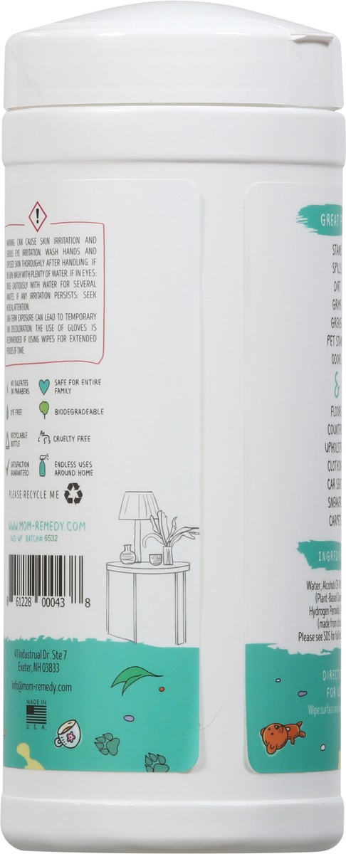 slide 9 of 13, MomRemedy Hydrogen Peroxide Based Lemon Scent Wipes 30 ea, 30 ct