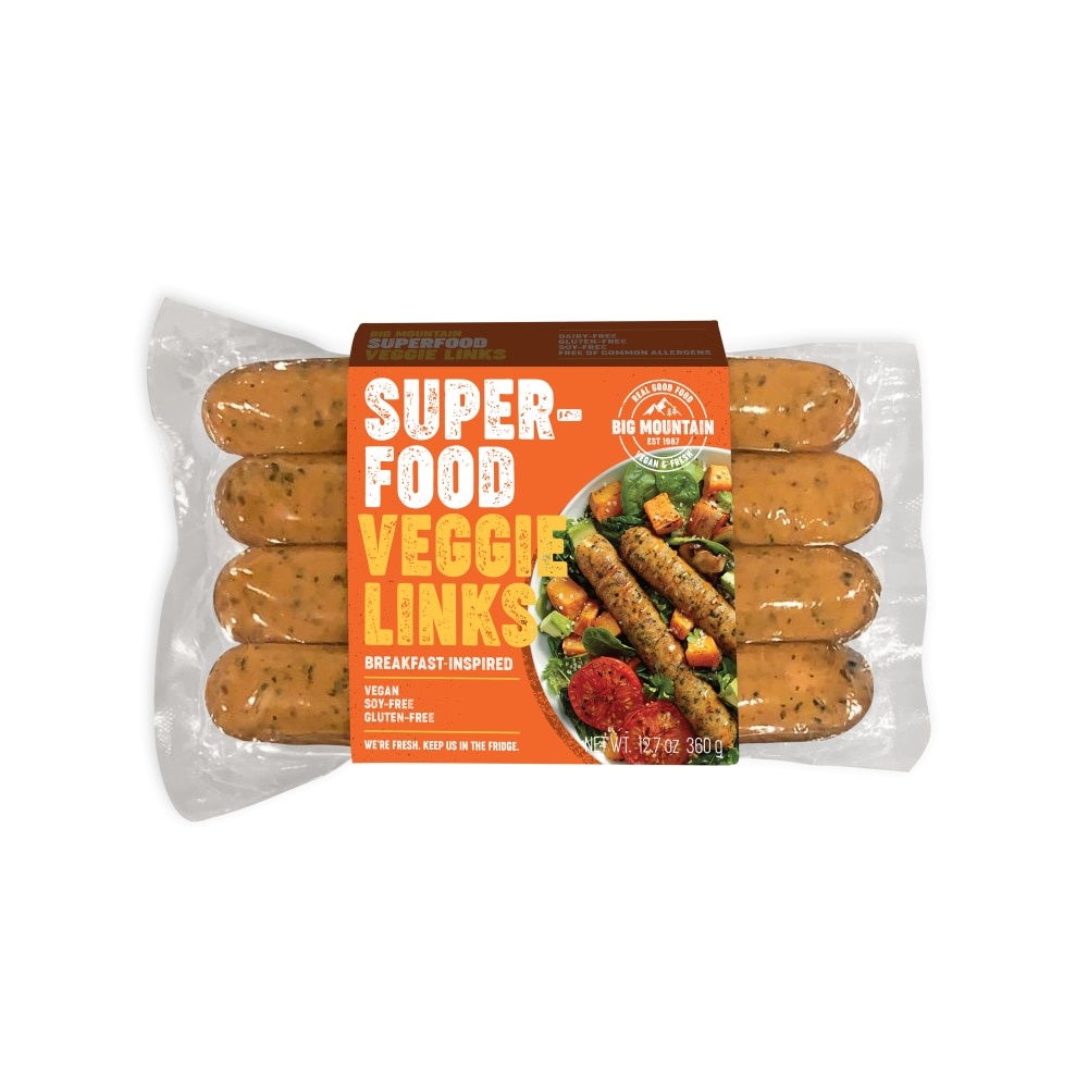 slide 1 of 1, Big Mountain Foods Superfood Veggie Links, 12.7 oz