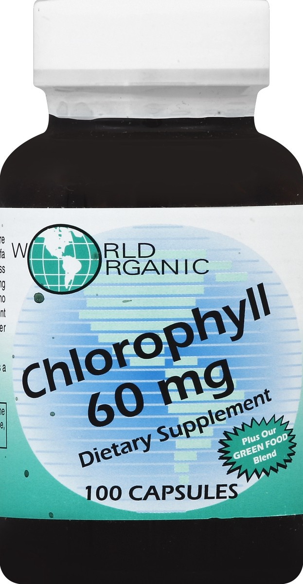 slide 1 of 3, World Organic Chlorophyll 100 ea, 1 ct