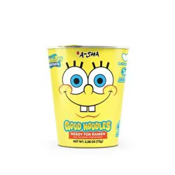 A-Sha & Spongebob Squarepants Good Noodles, Ready For Ramen (Mildly Spicy Flavor)