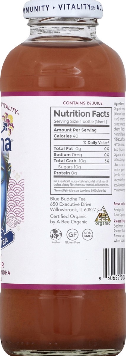slide 4 of 7, Blue Buddha Wellness Tea - 14 oz, 14 oz