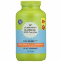 slide 1 of 1, Kroger 3X Glucosamine Chondroitinmsm Complex Joint Support Dietary Supplement Tablets, 240 ct