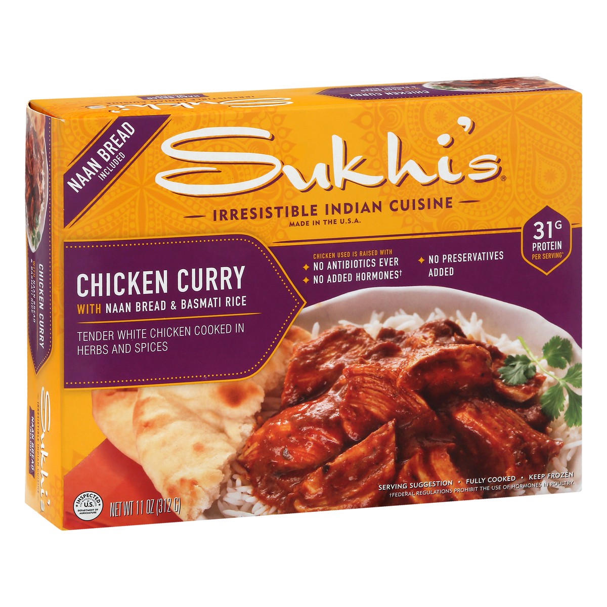 slide 5 of 13, Sukhi's Chicken Curry 11 oz, 11 oz