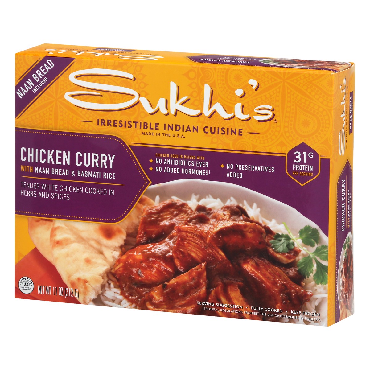 slide 10 of 13, Sukhi's Chicken Curry 11 oz, 11 oz