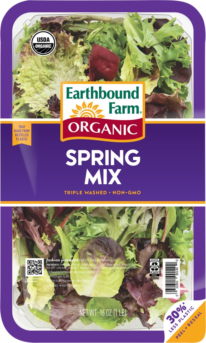 slide 3 of 3, Earthbound Farm Organic Spring Mix 10 oz, 16 oz