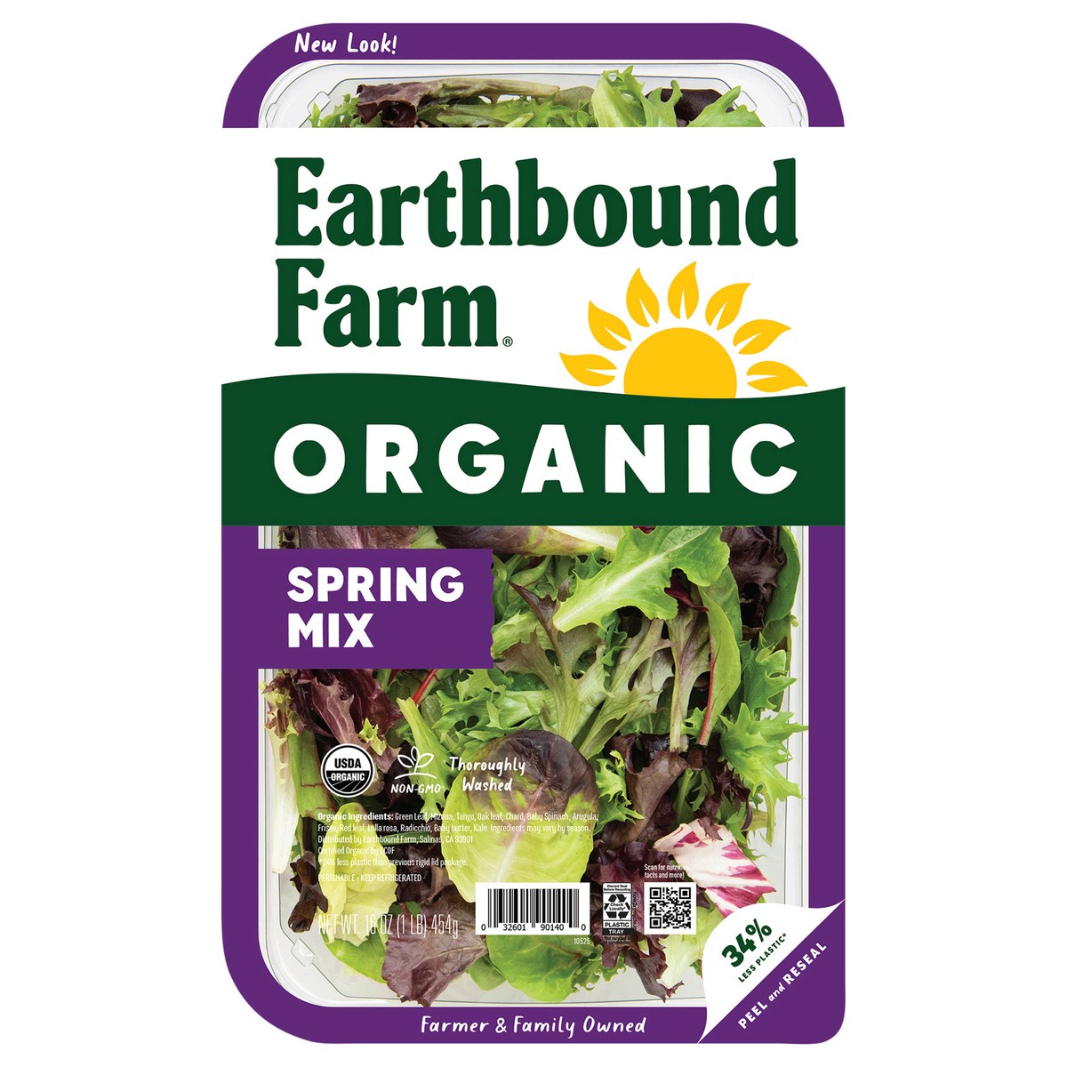 slide 1 of 3, Earthbound Farm Organic Spring Mix 10 oz, 16 oz