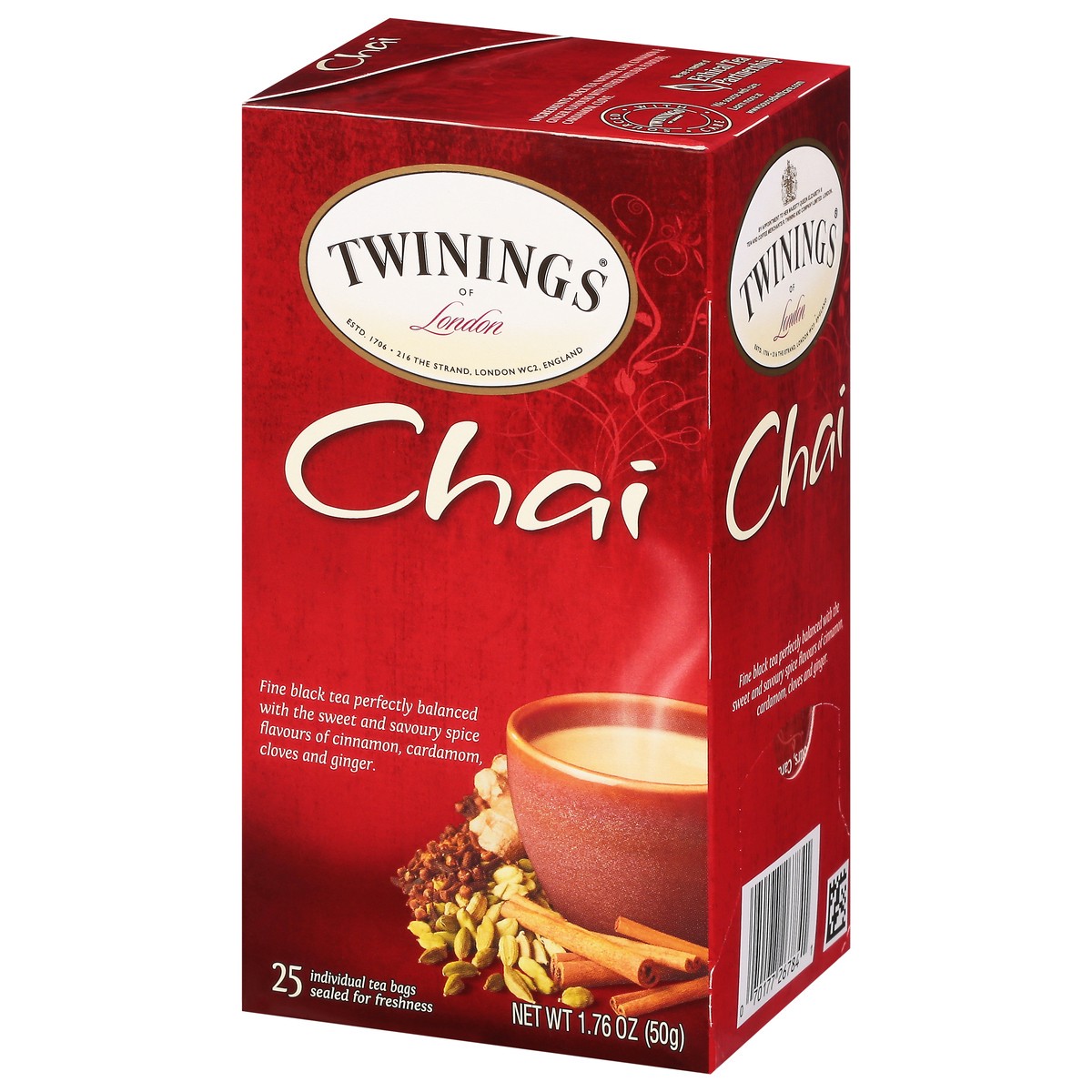 slide 6 of 9, Twinings Chai Tea Bags - 25 ct; 1.76 oz, 25 ct