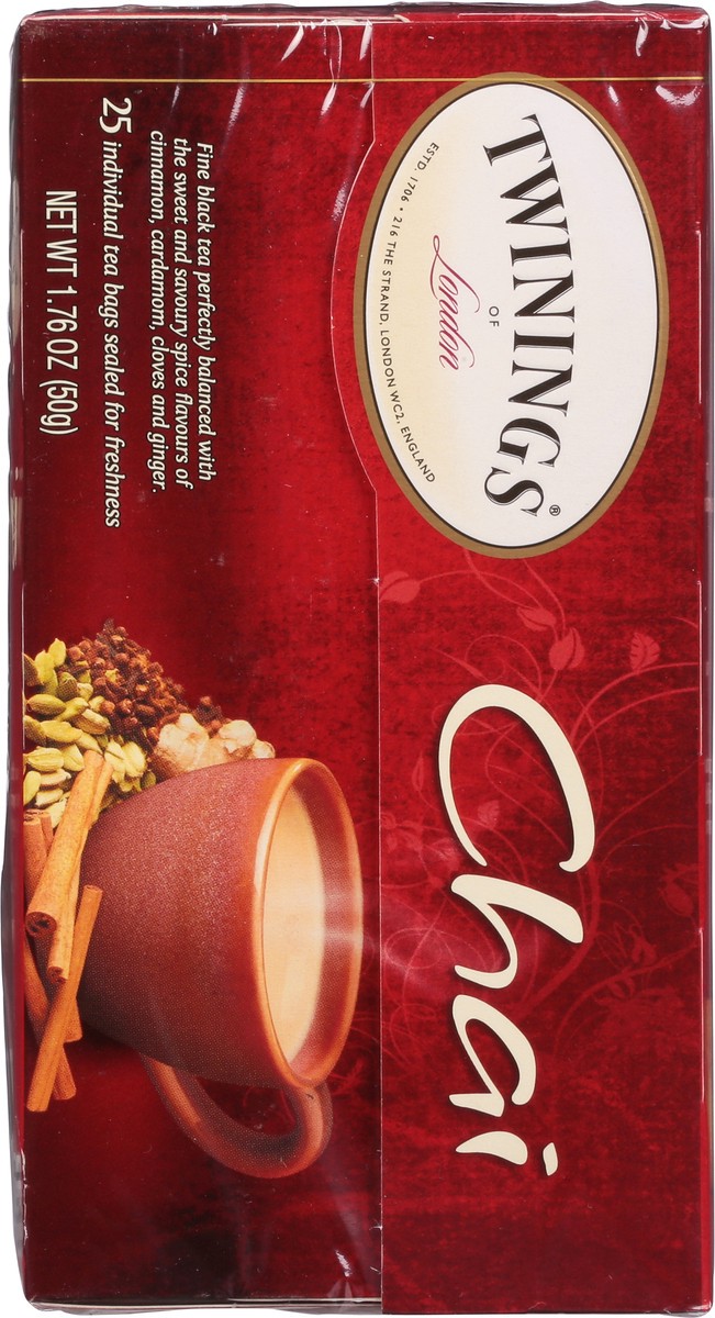 slide 7 of 9, Twinings Chai Tea Bags - 25 ct; 1.76 oz, 25 ct