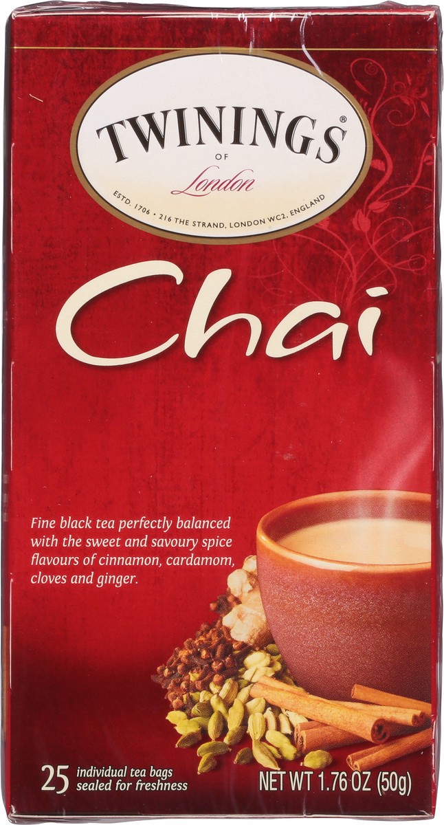 slide 8 of 9, Twinings Chai Tea Bags - 25 ct; 1.76 oz, 25 ct