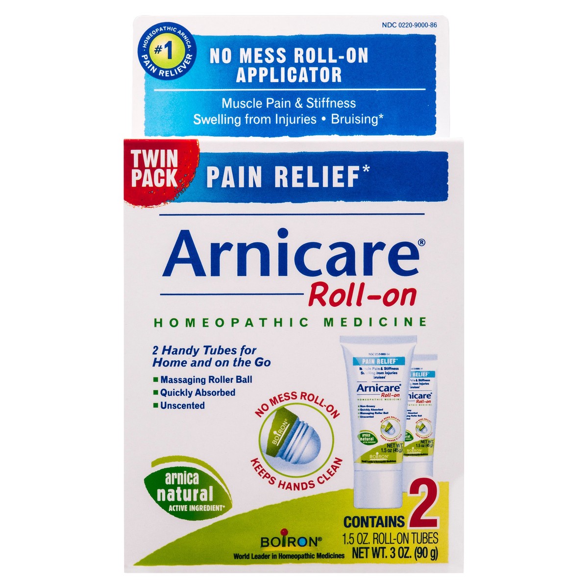 slide 1 of 7, Arnicare Roll-on Twin Pack, 2 ct