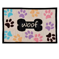 Bella Fashion Dog Bowl Mat