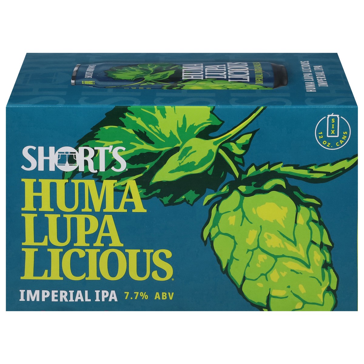 slide 1 of 5, Short's Imperial IPA Huma Lupa Licious Beer - 6 x 12 fl oz Cans, 6 ct