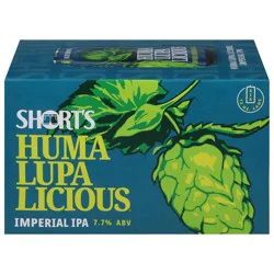 Short's Imperial IPA Huma Lupa Licious Beer - 6 x 12 fl oz Cans