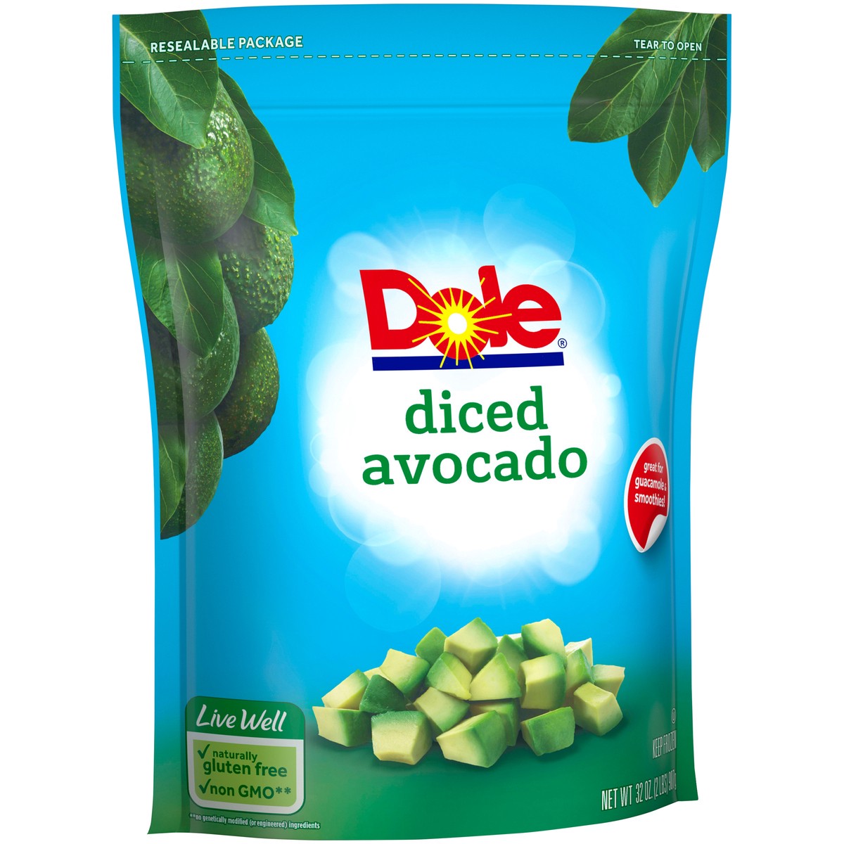 slide 2 of 9, Dole Diced Avocado 32 oz. Pouch, 32 oz