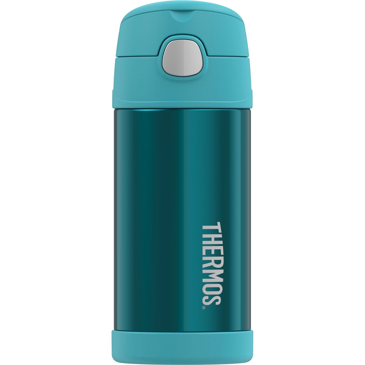 slide 1 of 1, Thermos Funtainer Bottle Teal, 12 oz