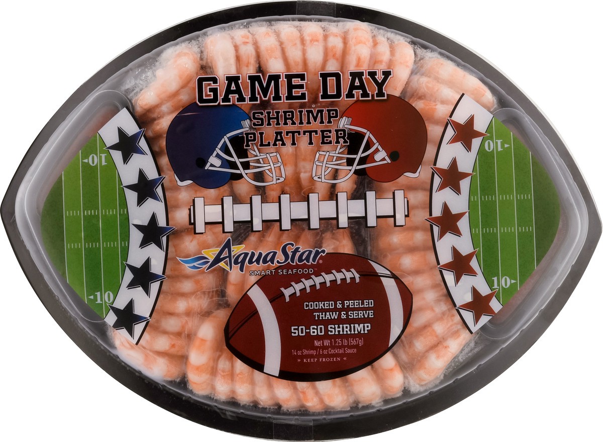 slide 6 of 9, Aqua Star Game Day Cooked & Peeled Shrimp Platter 1.25 lb, 1.25 lb