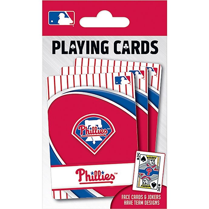 slide 1 of 1, MLB Philadelphia Phillies Playing Cards, 1 ct