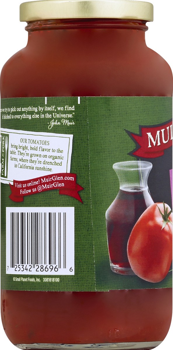 slide 6 of 6, Muir Glen Cabernet Marinara Pasta Sauce, 25.5 oz