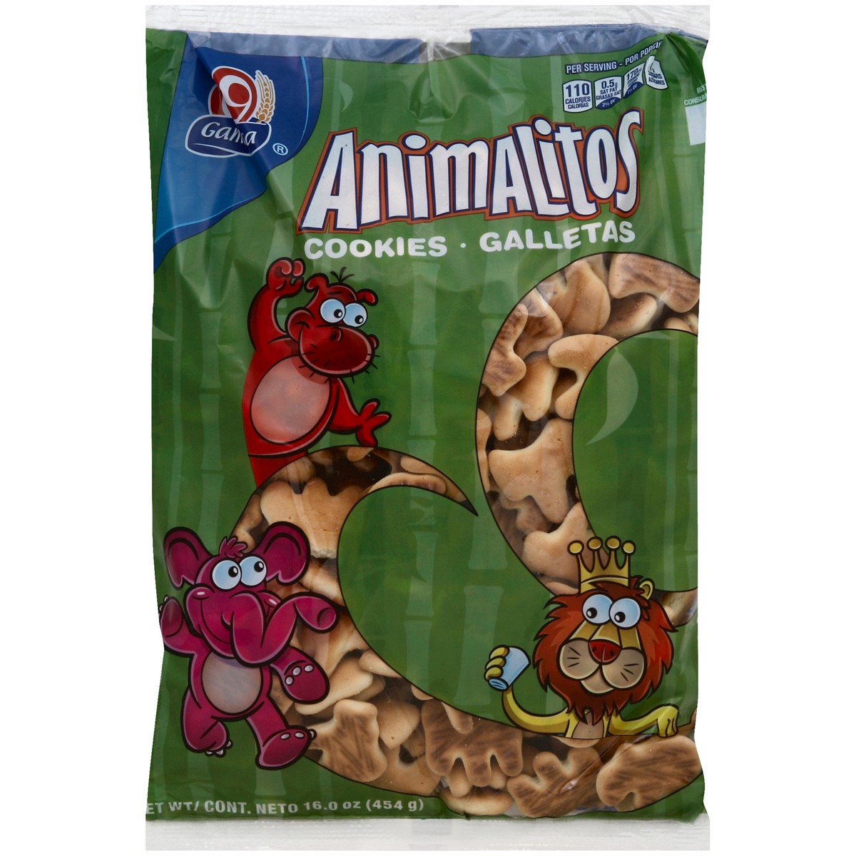 slide 1 of 10, Gamesa Animalitos Cookies, 16 oz