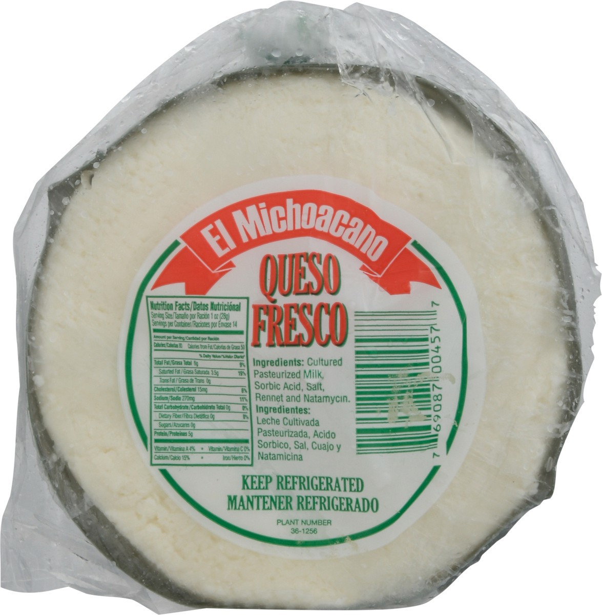 slide 10 of 11, Quesos La Ricura La Ricura Queso Fresco Michoacano, 14 oz