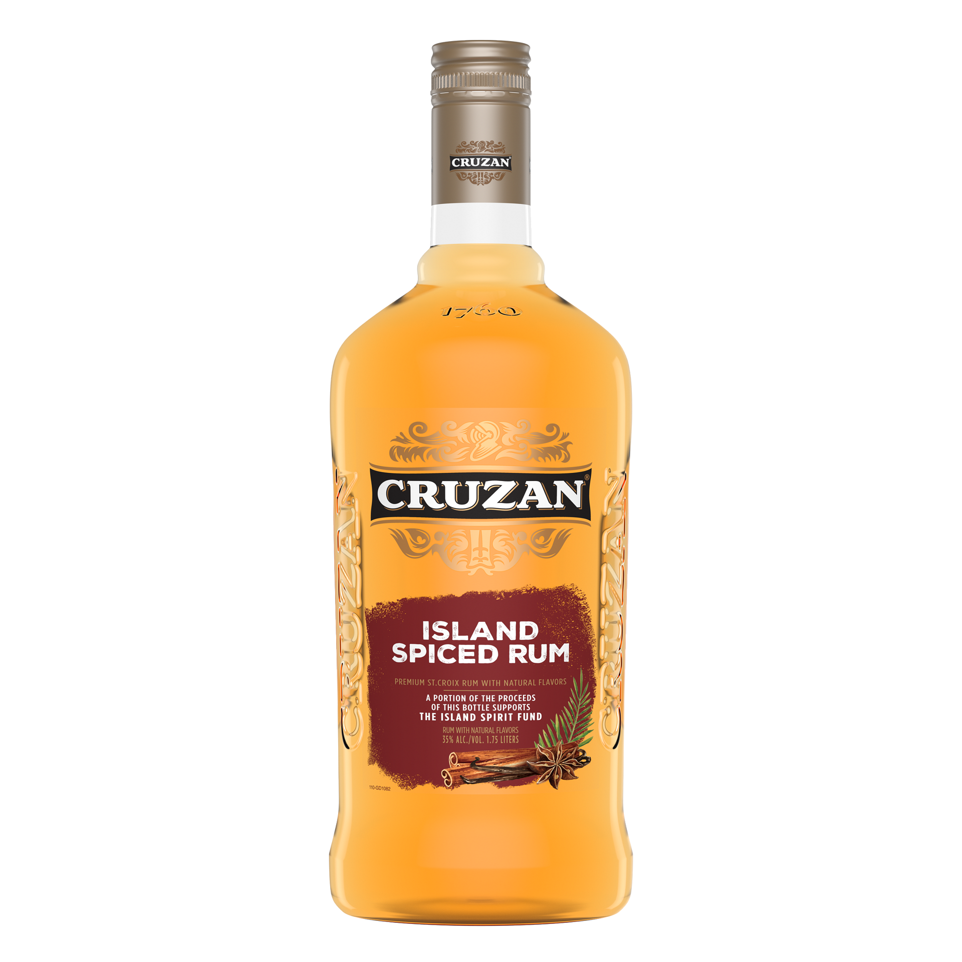 slide 1 of 1, Cruzan Island Spiced Rum 1.75 L, 1.75 liter