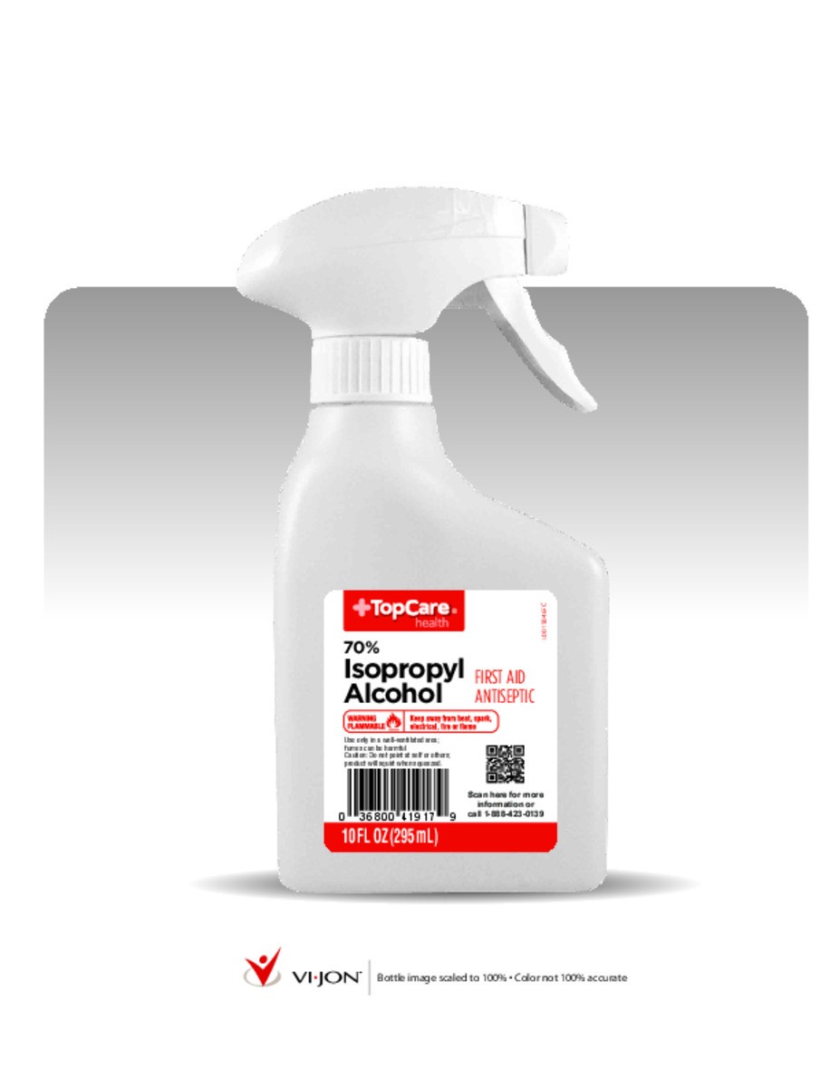 slide 5 of 17, Topcare 70% Isopropyl Alcohol, 10 oz