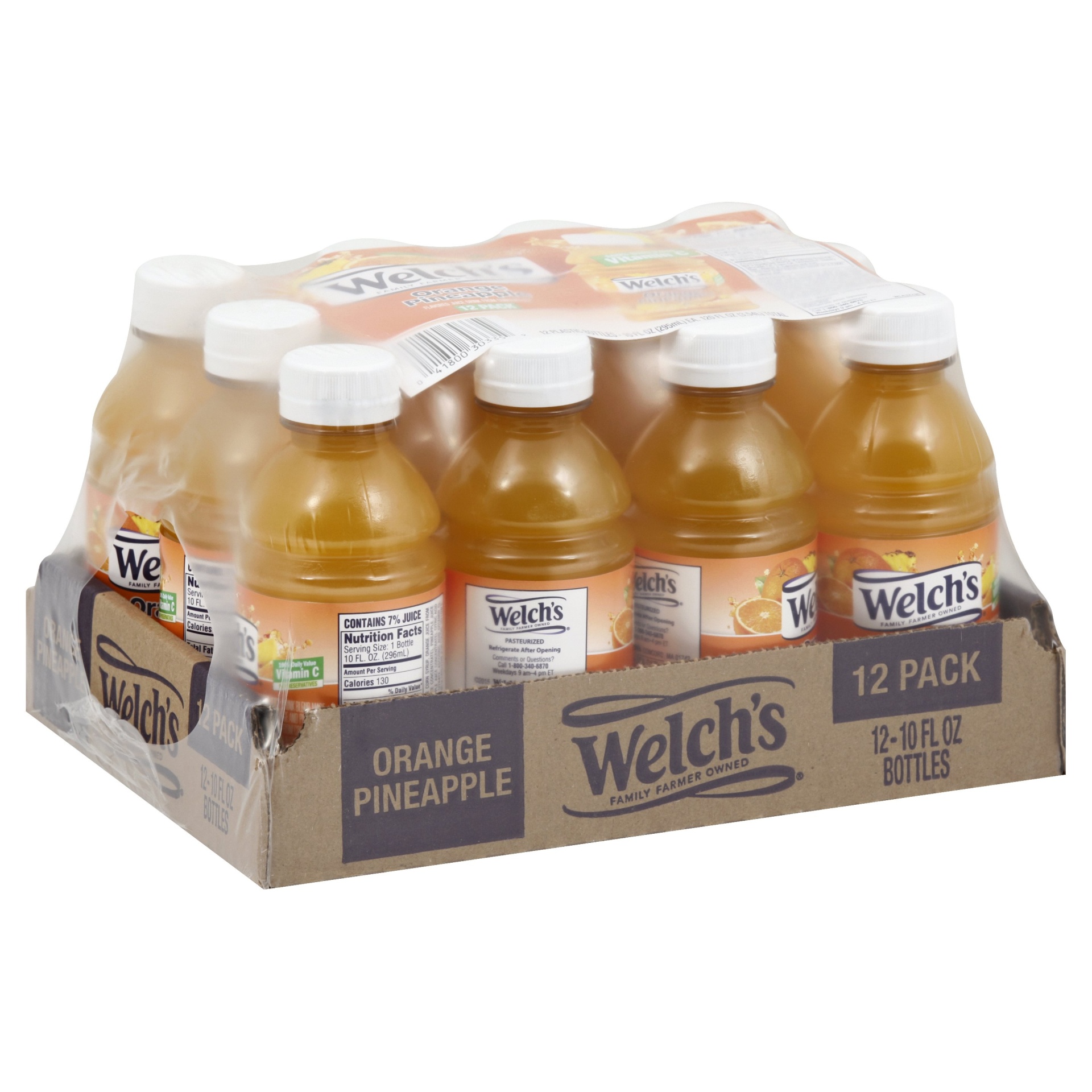 slide 1 of 1, Welch's Orange Pineapple Juice Drink, 12 ct; 10 fl oz