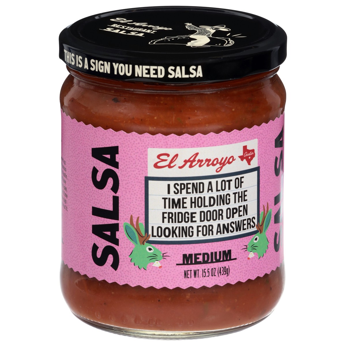 slide 2 of 4, El Arroyo Medium Salsa 15.5 oz, 15.5 oz