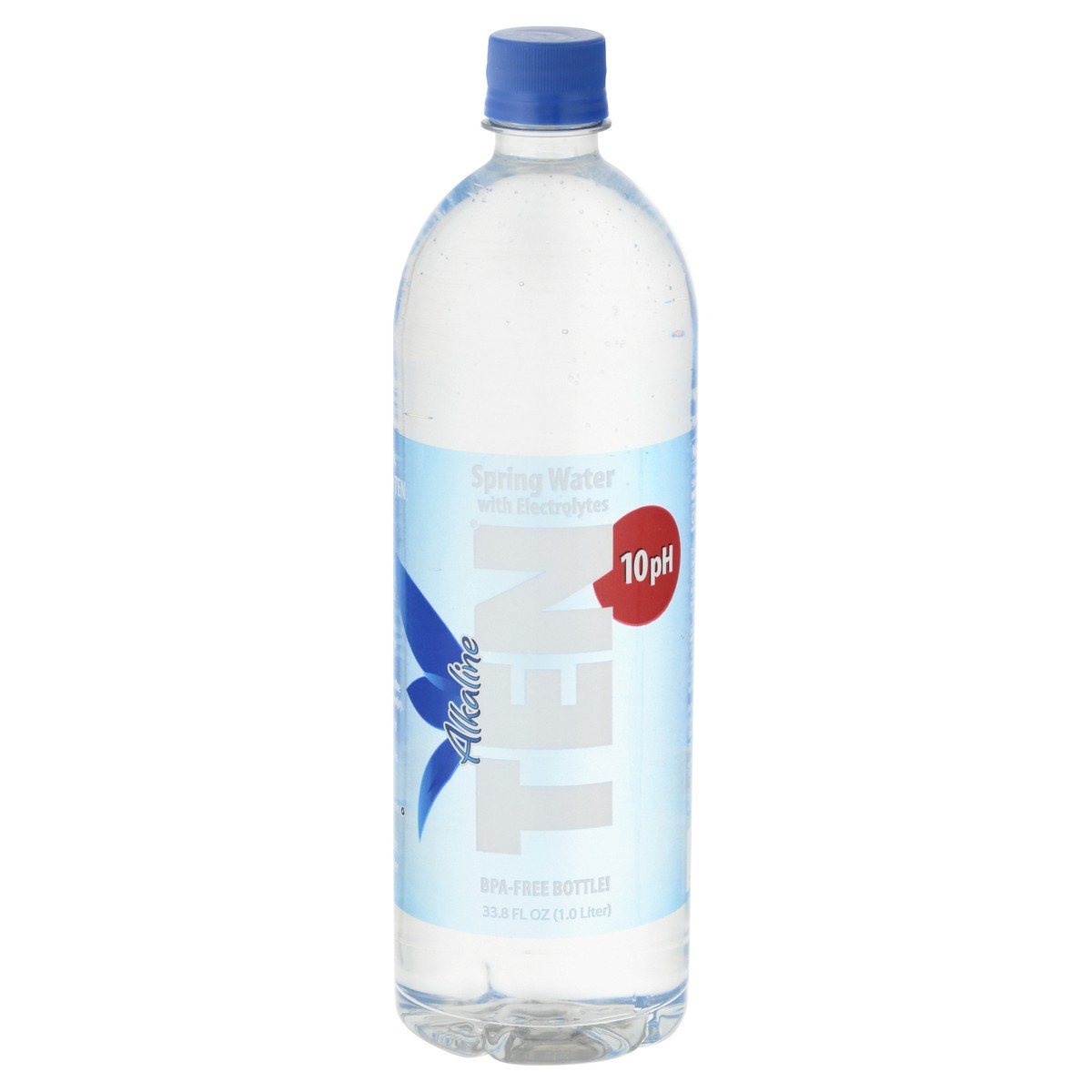 slide 4 of 13, Ten Alkaline 10 pH with Electrolytes Spring Water - 33.8 oz, 33.8 oz