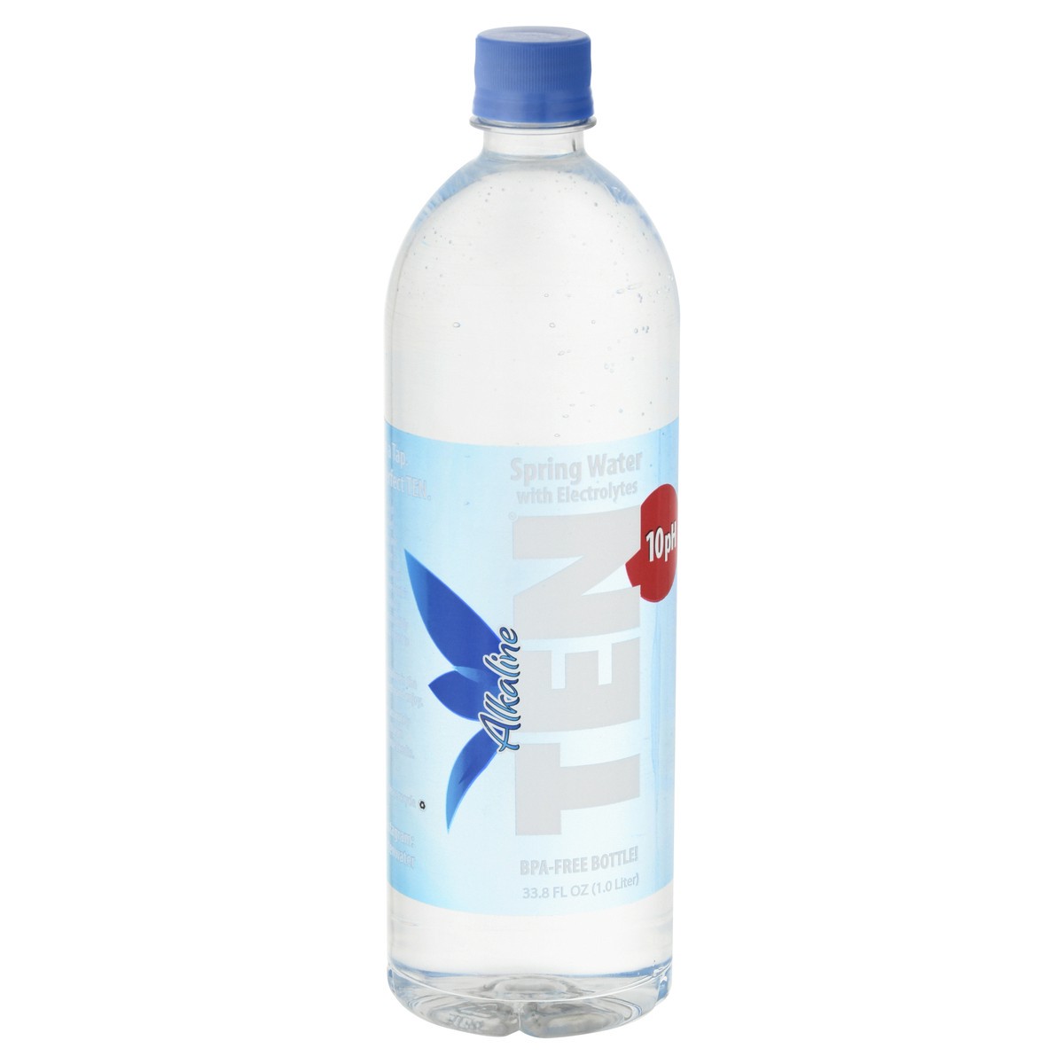 slide 8 of 13, Ten Alkaline 10 pH with Electrolytes Spring Water - 33.8 oz, 33.8 oz