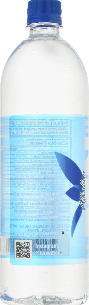 slide 11 of 13, Ten Alkaline 10 pH with Electrolytes Spring Water - 33.8 oz, 33.8 oz