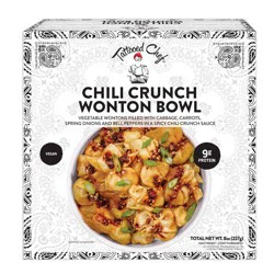 Tattooed Chef Vegan Frozen Chili Crunch Wonton Bowl - 8 oz