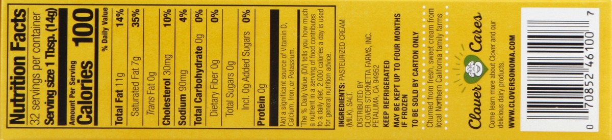 slide 3 of 4, Clover Butter 4 ea, 4 ct