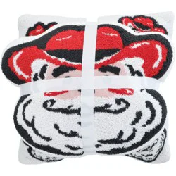 Destination Holiday Cowboy Santa Christmas Throw Pillow Set